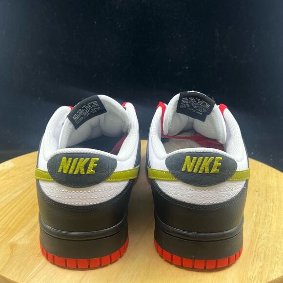 Nike Dunk Low Id By You Black White Red Green Men’s Sz 10 FJ2253-901 - Picture 3 of 10